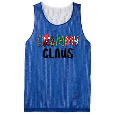 Red Plaid Grammy Claus Santa Xmas Family Matching Christmas Gift Mesh Reversible Basketball Jersey Tank