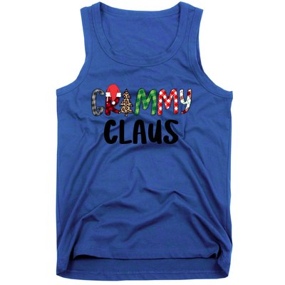 Red Plaid Grammy Claus Santa Xmas Family Matching Christmas Gift Tank Top