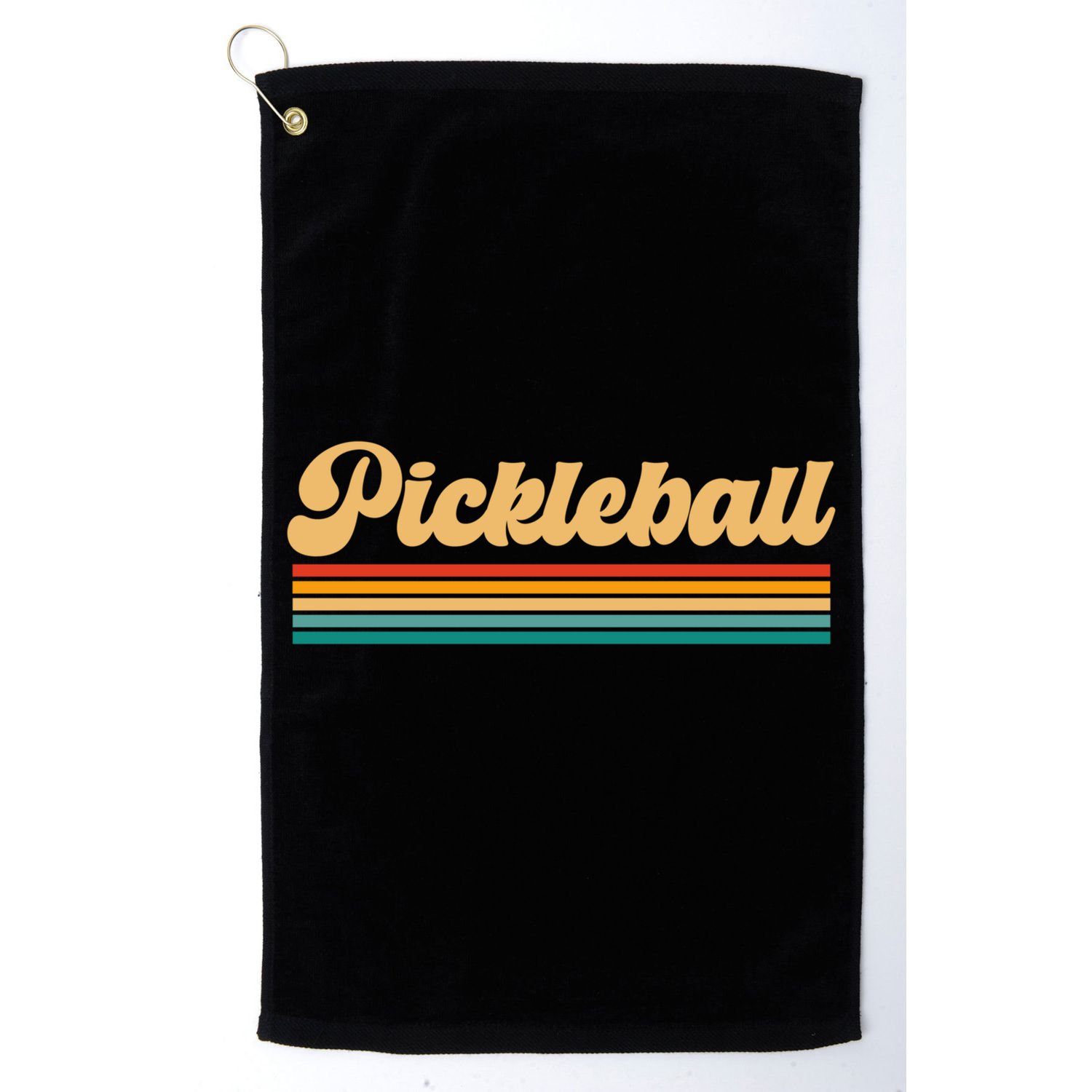 Retro Pickleball Gift Golf Towel