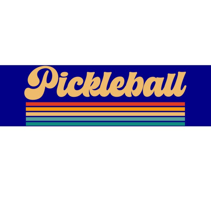 Retro Pickleball Gift Bumper Sticker