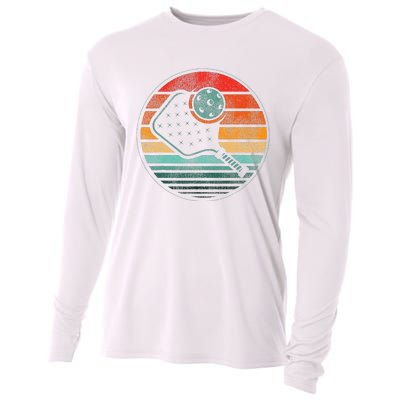 Retro Pickleball Gear Cooling Performance Long Sleeve Crew