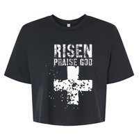 RISEN PRAISE GOD Bella+Canvas Jersey Crop Tee