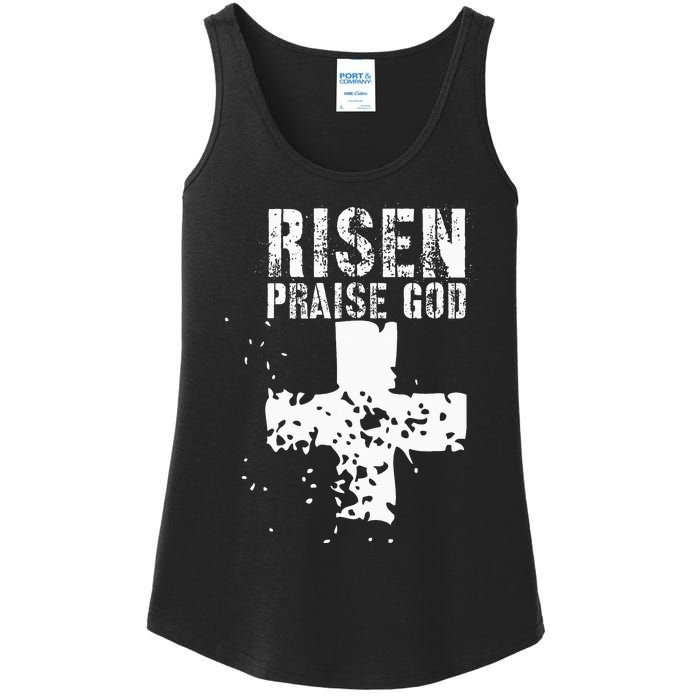 RISEN PRAISE GOD Ladies Essential Tank