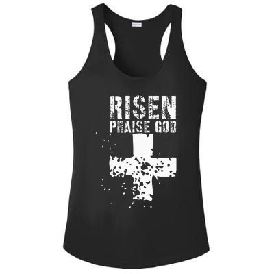 RISEN PRAISE GOD Ladies PosiCharge Competitor Racerback Tank