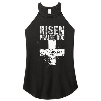 RISEN PRAISE GOD Women’s Perfect Tri Rocker Tank