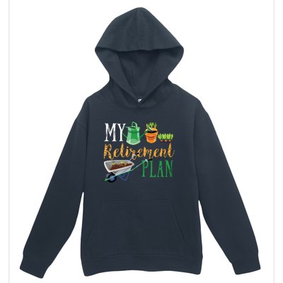 Retirement Plan Gardener Hobby Pensioner Garden Plants Gift Urban Pullover Hoodie