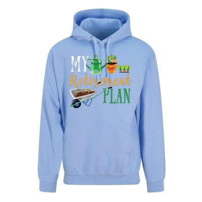 Retirement Plan Gardener Hobby Pensioner Garden Plants Gift Unisex Surf Hoodie