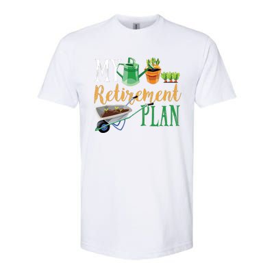 Retirement Plan Gardener Hobby Pensioner Garden Plants Gift Softstyle CVC T-Shirt