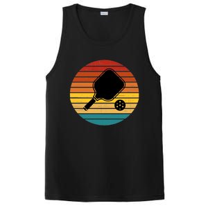 Retro Pickleball Gift Funny Pickleball Retro Sunset Cute Gift PosiCharge Competitor Tank