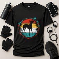 Retro Pug Greyhound Performance Shirt
