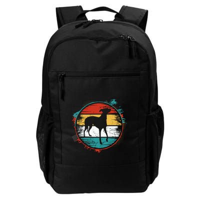 Retro Pug Greyhound Backpack