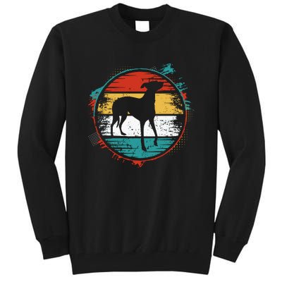 Retro Pug Greyhound Tall Sweatshirt