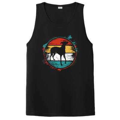 Retro Pug Greyhound PosiCharge Competitor Tank