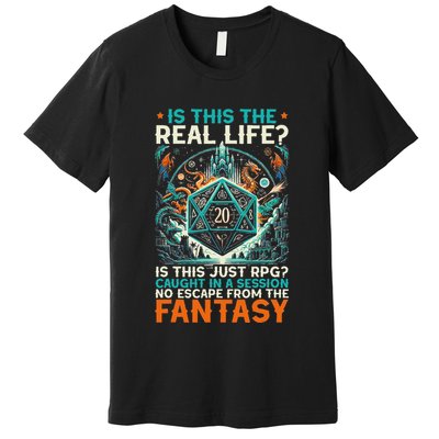 Role Playing Game Rpg Master D20 Tabletop Funny Rpg Gamer Premium T-Shirt