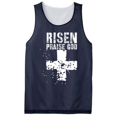 RISEN PRAISE GOD Mesh Reversible Basketball Jersey Tank