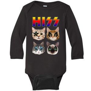 Rockstar Purrfect Gift for Cat Lovers Baby Long Sleeve Bodysuit