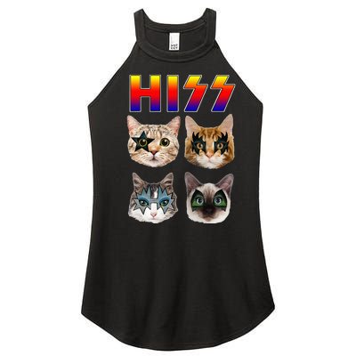 Rockstar Purrfect Gift for Cat Lovers Women’s Perfect Tri Rocker Tank