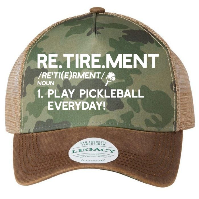 REtirement Pickleball Gift For Pickleball Player Legacy Tie Dye Trucker Hat