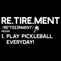 REtirement Pickleball Gift For Pickleball Player Impact Tech Backpack