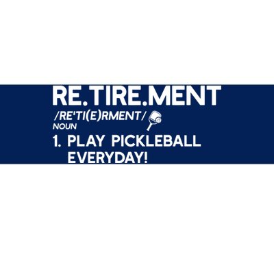 REtirement Pickleball Gift For Pickleball Player Bumper Sticker