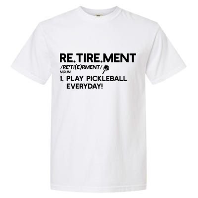 REtirement Pickleball Gift For Pickleball Player Garment-Dyed Heavyweight T-Shirt