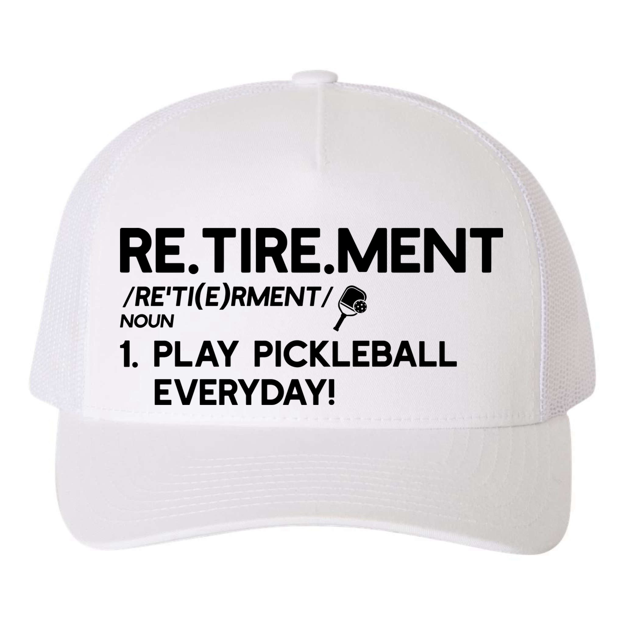 REtirement Pickleball Gift For Pickleball Player Yupoong Adult 5-Panel Trucker Hat