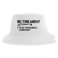 REtirement Pickleball Gift For Pickleball Player Sustainable Bucket Hat