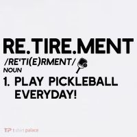 REtirement Pickleball Gift For Pickleball Player Button