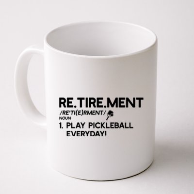 REtirement Pickleball Gift For Pickleball Player Coffee Mug