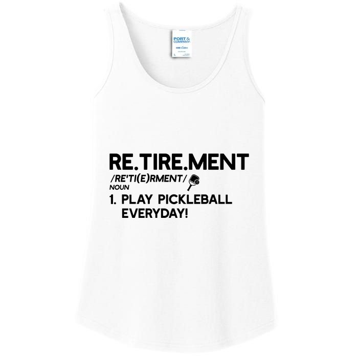 REtirement Pickleball Gift For Pickleball Player Ladies Essential Tank