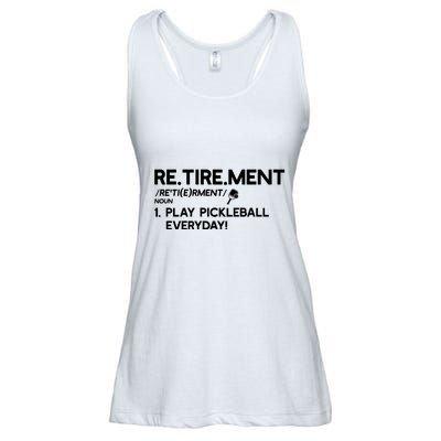 REtirement Pickleball Gift For Pickleball Player Ladies Essential Flowy Tank