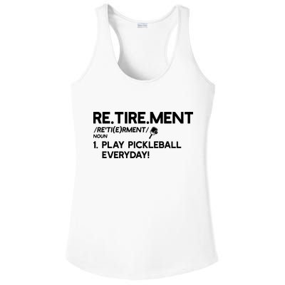 REtirement Pickleball Gift For Pickleball Player Ladies PosiCharge Competitor Racerback Tank