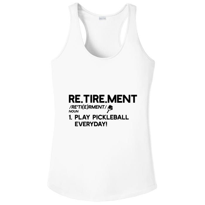 REtirement Pickleball Gift For Pickleball Player Ladies PosiCharge Competitor Racerback Tank