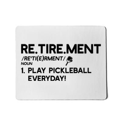 REtirement Pickleball Gift For Pickleball Player Mousepad