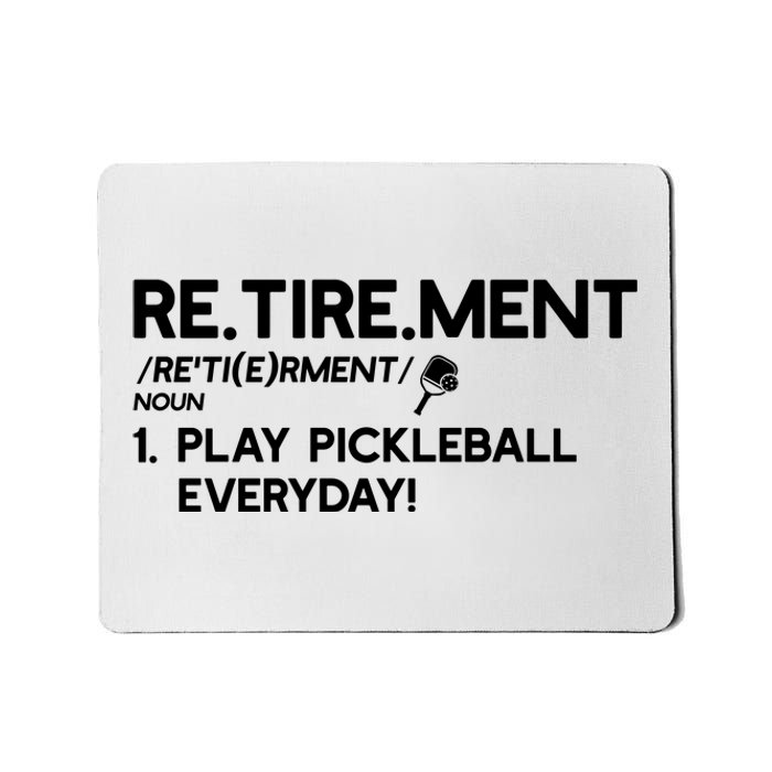 REtirement Pickleball Gift For Pickleball Player Mousepad