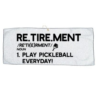 REtirement Pickleball Gift For Pickleball Player Large Microfiber Waffle Golf Towel