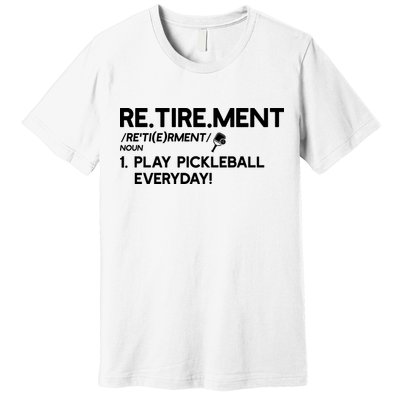 REtirement Pickleball Gift For Pickleball Player Premium T-Shirt