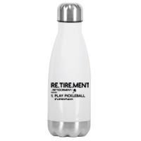 REtirement Pickleball Gift For Pickleball Player Stainless Steel Insulated Water Bottle