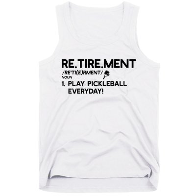 REtirement Pickleball Gift For Pickleball Player Tank Top