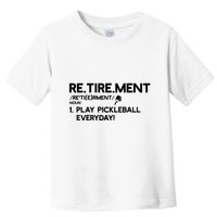 REtirement Pickleball Gift For Pickleball Player Toddler T-Shirt