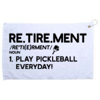 REtirement Pickleball Gift For Pickleball Player Grommeted Golf Towel