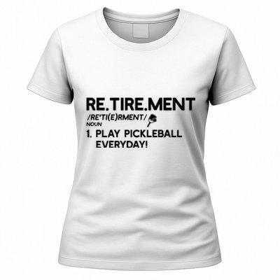 REtirement Pickleball Gift For Pickleball Player Women's T-Shirt