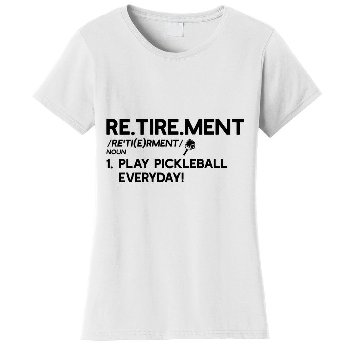 REtirement Pickleball Gift For Pickleball Player Women's T-Shirt