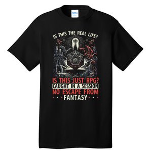 Role Playing Game Rpg Master D20 Tabletop Funny Rpg Gamer Tall T-Shirt