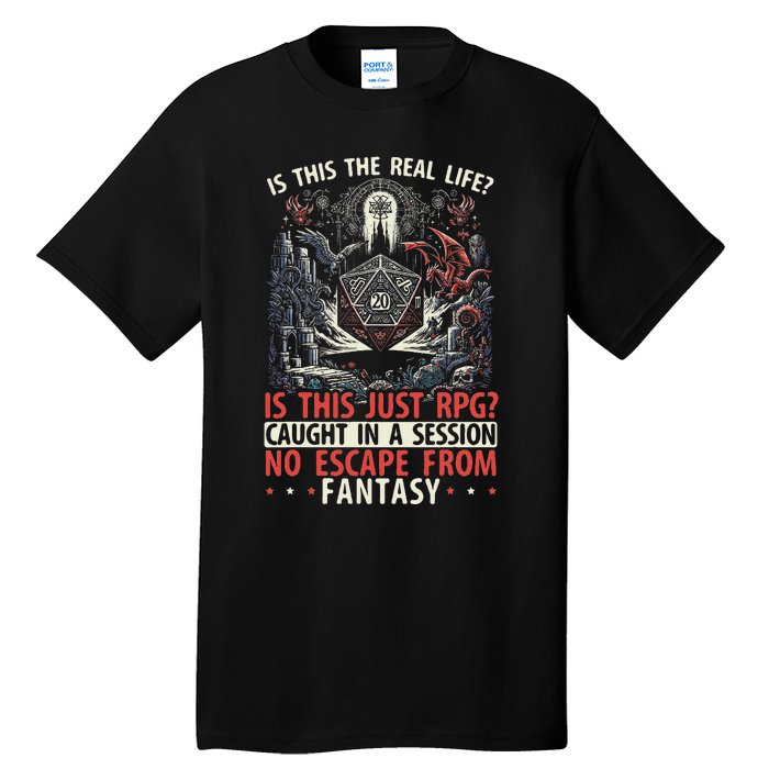 Role Playing Game Rpg Master D20 Tabletop Funny Rpg Gamer Tall T-Shirt