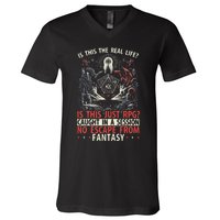 Role Playing Game Rpg Master D20 Tabletop Funny Rpg Gamer V-Neck T-Shirt