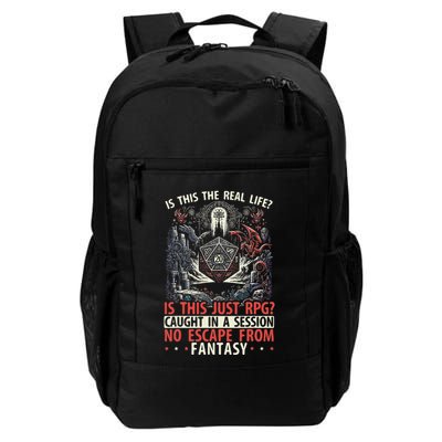 Role Playing Game Rpg Master D20 Tabletop Funny Rpg Gamer Daily Commute Backpack