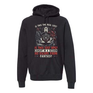 Role Playing Game Rpg Master D20 Tabletop Funny Rpg Gamer Premium Hoodie