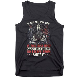 Role Playing Game Rpg Master D20 Tabletop Funny Rpg Gamer Tank Top