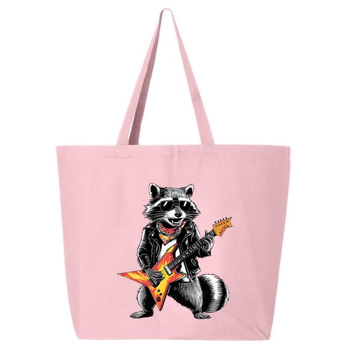 Racoon Playing Guitar 25L Jumbo Tote